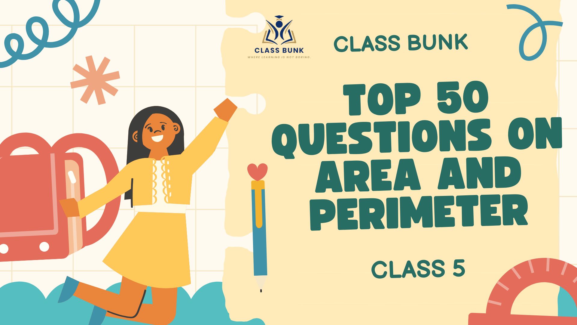 questions on area and perimeter for class 5