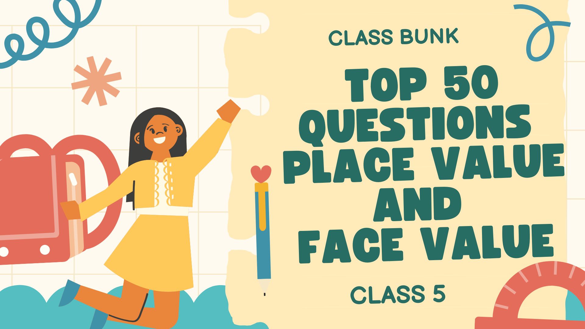 place value and face value for class 5